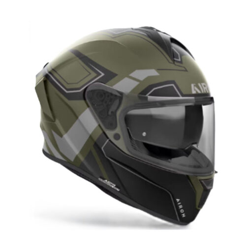 Casco Airoh Spark 2 Dart Verde Militar Mate - Image 3