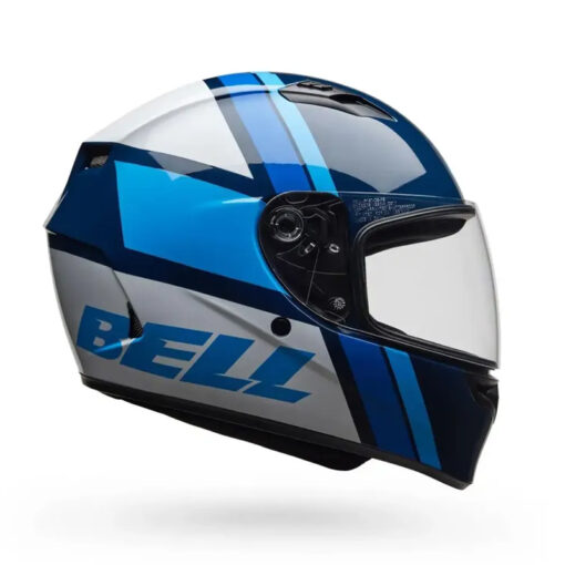 Casco Bell Qualifer Chasm Azul Blanco Brillo - Image 2