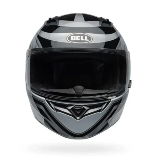Casco Bell Qualifier Conduit Plata Negro Brillo - Image 3