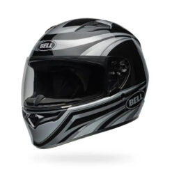 Casco Bell Qualifier Conduit Plata Negro Brillo