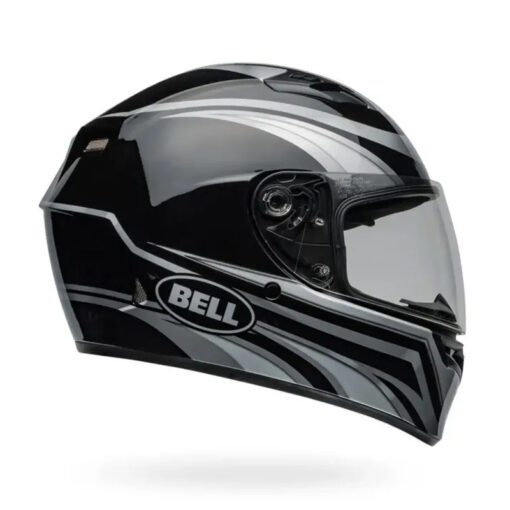 Casco Bell Qualifier Conduit Plata Negro Brillo - Image 2