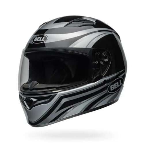 Casco Bell Qualifier Conduit Plata Negro Brillo