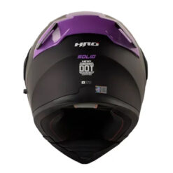 Casco Hro 3400Dv Evo Solid Negro Morado Visor Iridium Morado 3 - Punto Llantas 2