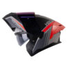 Casco Hro 3480DV Cold Gris Rojo - Punto Llantas 4