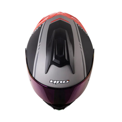 Casco Hro 3480DV Cold Gris Rojo - Image 2
