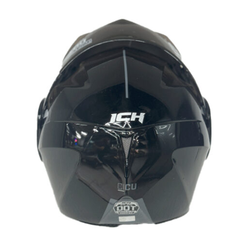 Casco Ich 3110 Cicu Negro Brillante Gris - Image 2