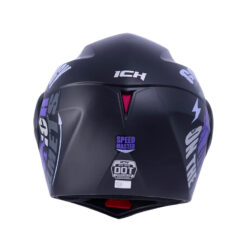 Casco Ich 3110 Speed Mast Negro Brillante Morado 5 - Punto Llantas 2