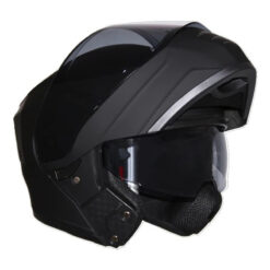 Casco Kov Stellar Solid Negro Mate - Punto Llantas 2