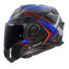 Casco Ls2 Ff901 Advant x Carbon Blanco Azul - Punto Llantas 4