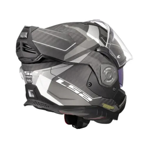 Casco Ls2 Ff901 Advant x Carbon Silver Gris - Image 2