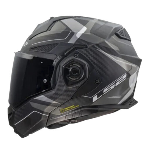 Casco Ls2 Ff901 Advant x Carbon Silver Gris