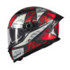 Casco Mt Braker Sv Fury Gris Rojo Brillante - Punto Llantas 4