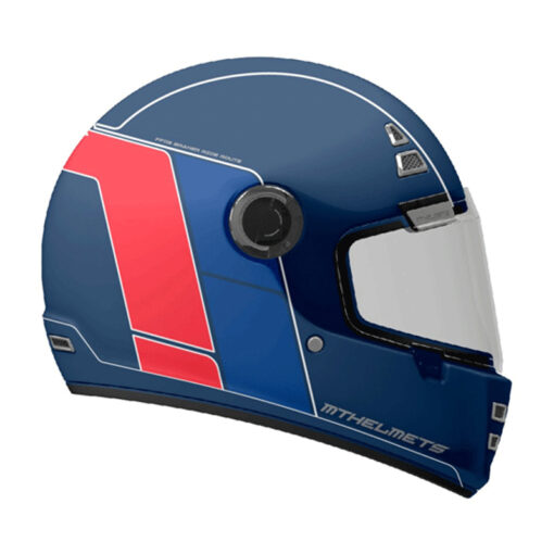 Casco Mt Jarama Ride Route Azul Mate Rojo - Image 2
