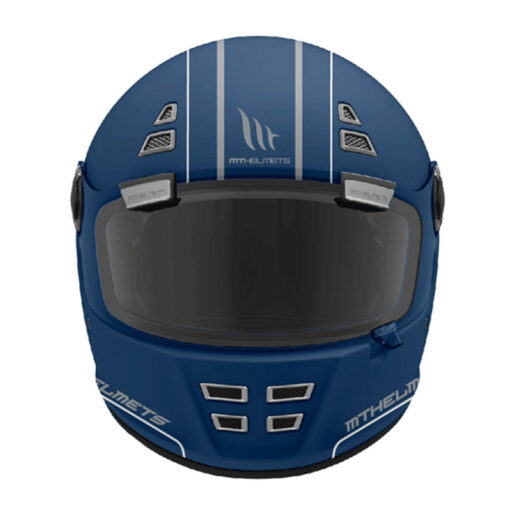 Casco Mt Jarama Ride Route Azul Mate Rojo - Image 3