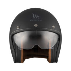 Casco Mt Mans 2 SV S Solid Negro Mate 2 - Punto Llantas 1