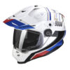 Casco Scorpion ADF 9000 Air Des Blanco Azul Rojo - Punto Llantas 2