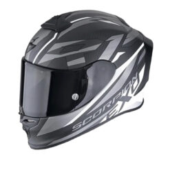 Casco Scorpion Exo-R1 Evo Carbon Air Negro Blanco