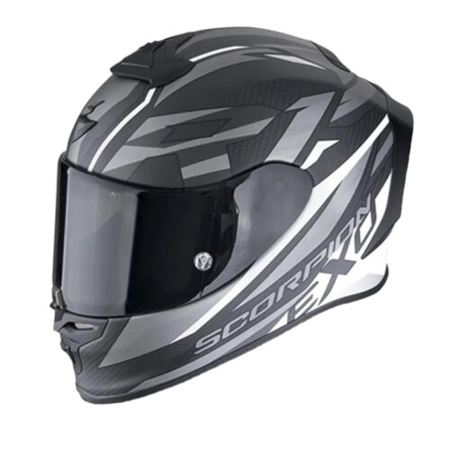 Casco Scorpion Exo-R1 Evo Carbon Air Negro Blanco