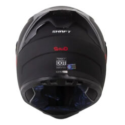 Casco Shaft 502sp Solid Negro Rojo Visor Iridium Rojo 3 - Punto Llantas 8