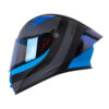 Casco Shaft 526sp Evo Narkan Negro Azul Visor Iridium Azul - Punto Llantas 4