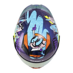 Casco Shaft 582Sp Evo Dexter Camaleon Amarillo Visor Iridium Morado 3 - Punto Llantas 2