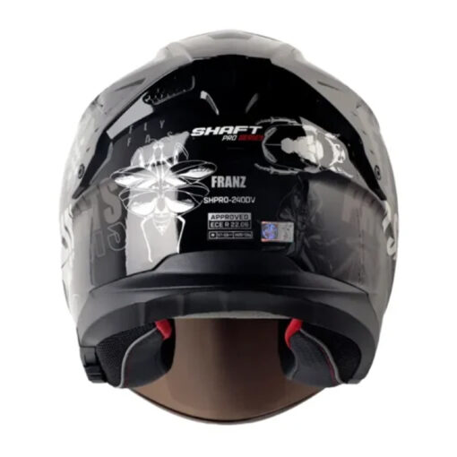 Casco Shaft Pro 240Dv Franz Gris Visor Iridium Silver - Image 2