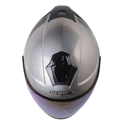 Casco Shaft Pro 240Dv Solid Camaleon Gris Claro Visor Iridium Azul - Image 2