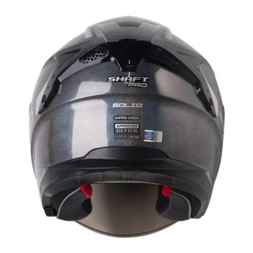 Casco Shaft Pro 240Dv Solid Camaleon Gris Oscuro Visor Smoke - Image 2