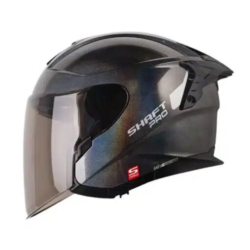Casco Shaft Pro 240Dv Solid Camaleon Gris Oscuro Visor Smoke