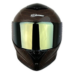 Casco Xtrong 820 Braided Fiber Dorado - Punto Llantas 2