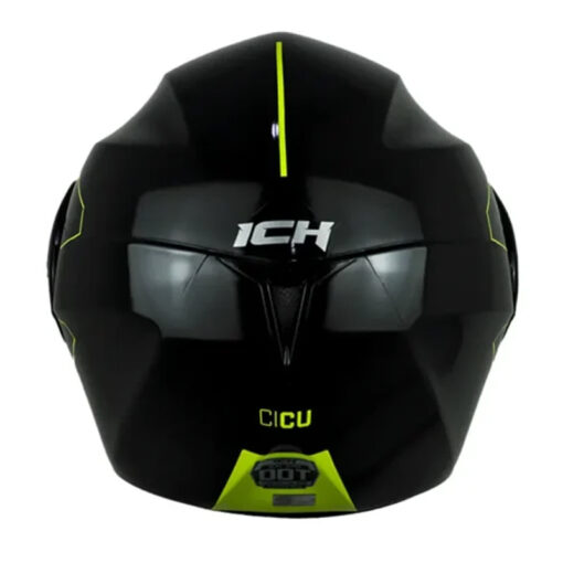 Casco Ich 3110 Cicu Negro Amarillo Visor Dorado - Image 3