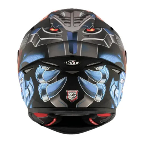 Casco Kyt Tt Revo Magnet Azul Rojo - Image 3