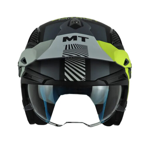 Casco Mt District Sv S Miata B3 Gris Amarillo - Image 2