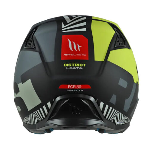 Casco Mt District Sv S Miata B3 Gris Amarillo - Image 3